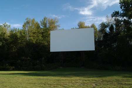 Hi-Way Drive-In Theatre - Screen And Field (newer photo)
